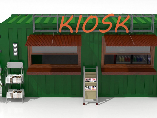Киоск из контейнера KT01