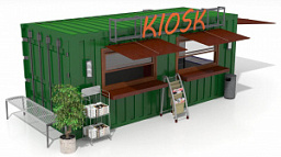 Киоск из контейнера KT01